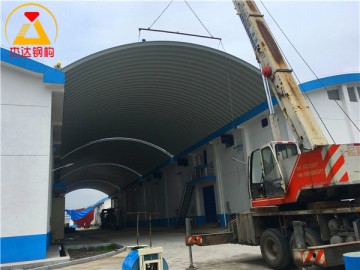 福建三明永安直屬庫(kù)倉(cāng)間罩棚新建工程